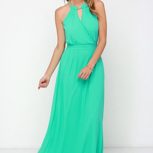 Lulus Dresses & Skirts - Lulu’s Mint Maxi Dress - Size Medium